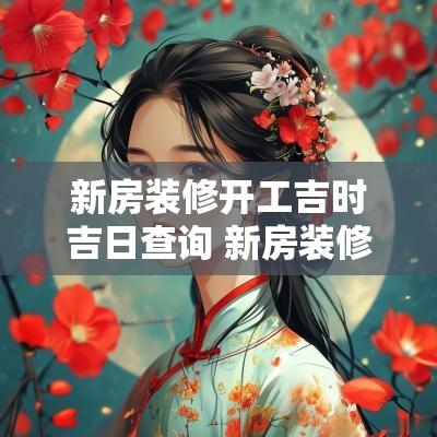 新房装修开工吉时吉日查询 新房装修开工吉日吉时