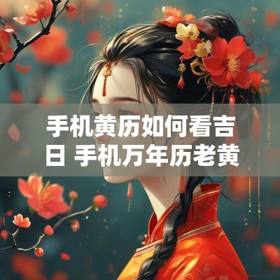 手机黄历如何看吉日 手机万年历老黄历看吉日