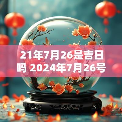 21年7月26是吉日吗 2025年7月26号吉凶