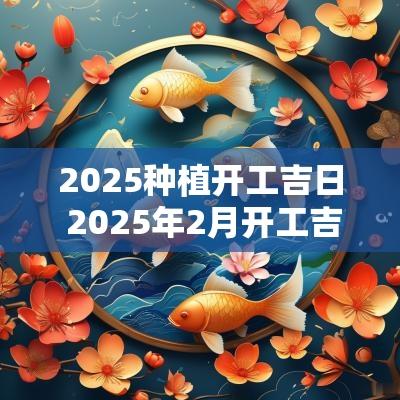 2025种植开工吉日 2025年2月开工吉日