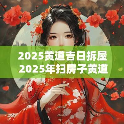 2025黄道吉日拆屋 2025年扫房子黄道吉日