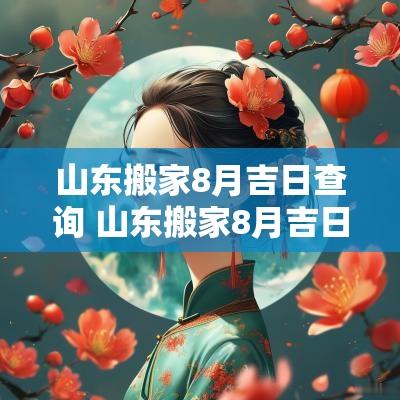 山东搬家8月吉日查询 山东搬家8月吉日查询表