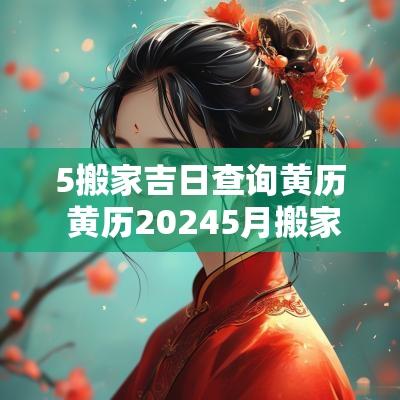 5搬家吉日查询黄历 黄历20255月搬家黄道吉日查询