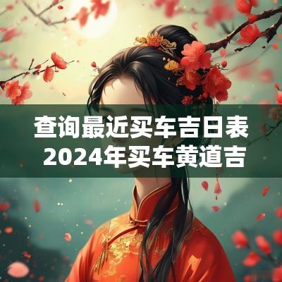 查询最近买车吉日表 2025年买车黄道吉日查询