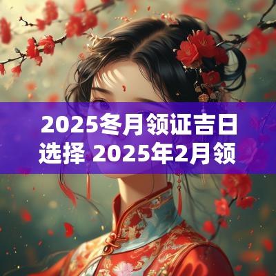 2025冬月领证吉日选择 2025年2月领证吉日表