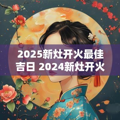 2025新灶开火最佳吉日 2025新灶开火黄道吉日