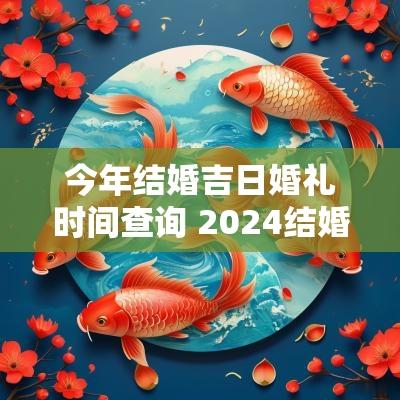 今年结婚吉日婚礼时间查询 2025结婚最佳日期