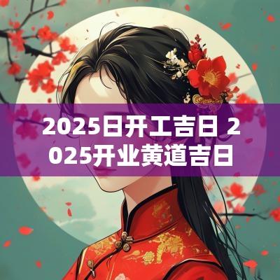 2025日开工吉日 2025开业黄道吉日