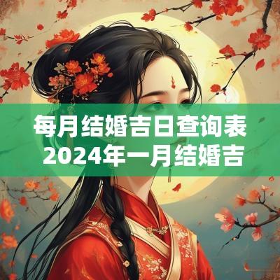 每月结婚吉日查询表 2025年一月结婚吉日一览表