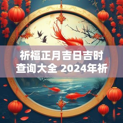 祈福正月吉日吉时查询大全 2025年祈福吉日查询表