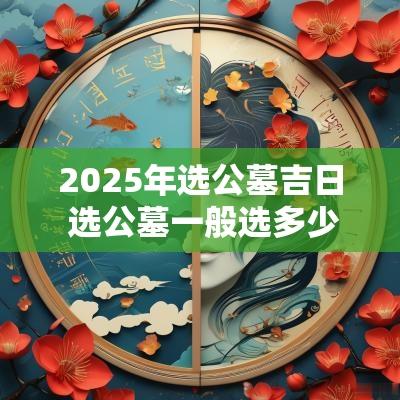 2025年选公墓吉日 选公墓一般选多少号