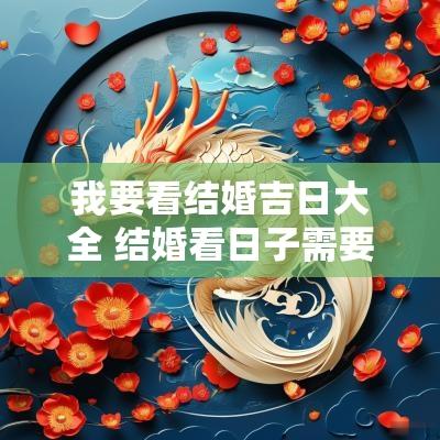 我要看结婚吉日大全 结婚看日子需要多长时间