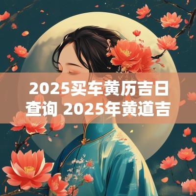 2025买车黄历吉日查询 2025年黄道吉日查询