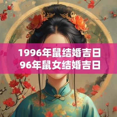 1996年鼠结婚吉日 96年鼠女结婚吉日