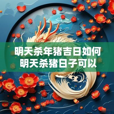 明天杀年猪吉日如何 明天杀猪日子可以吗