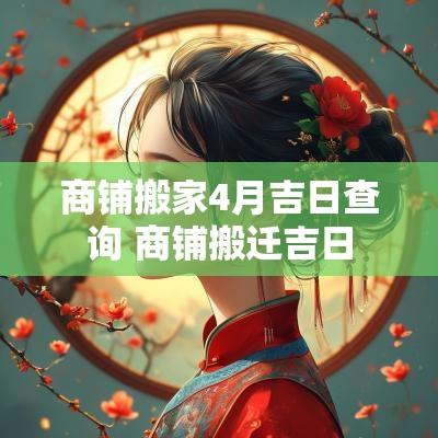 商铺搬家4月吉日查询 商铺搬迁吉日