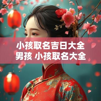 小孩取名吉日大全男孩 小孩取名大全男孩2025年免费