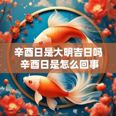 辛酉日是大明吉日吗 辛酉日是怎么回事
