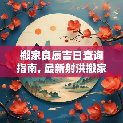 搬家良辰吉日查询指南, 最新射洪搬家日期推荐