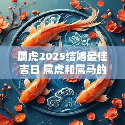 属虎2025结婚最佳吉日 属虎和属马的2025年结婚吉日