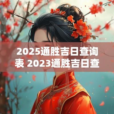 2025通胜吉日查询表 2025通胜吉日查询