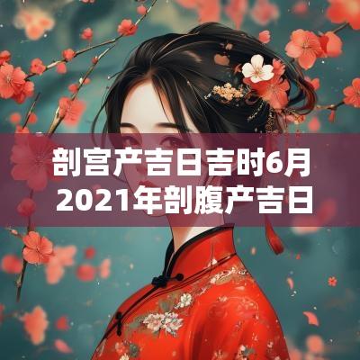 剖宫产吉日吉时6月 2025年剖腹产吉日吉时农历6月
