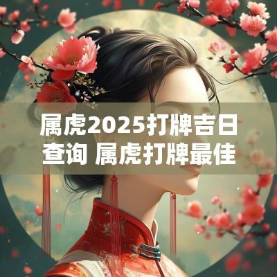 属虎2025打牌吉日查询 属虎打牌最佳方位2025