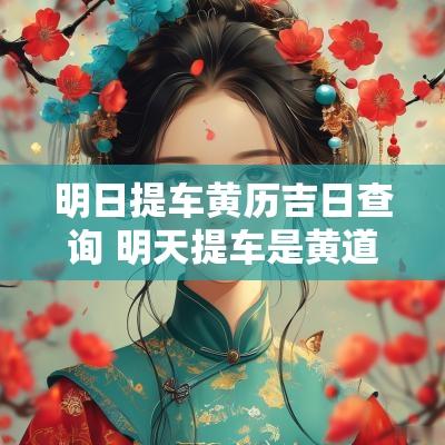 明日提车黄历吉日查询 明天提车是黄道吉日吗