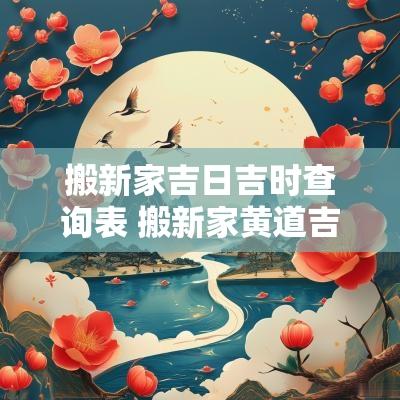 搬新家吉日吉时查询表 搬新家黄道吉日查询