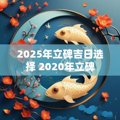 2025年立碑吉日选择 2025年立碑