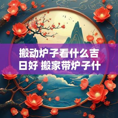 搬动炉子看什么吉日好 搬家带炉子什么意思