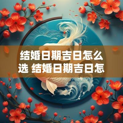 结婚日期吉日怎么选 结婚日期吉日怎么选好