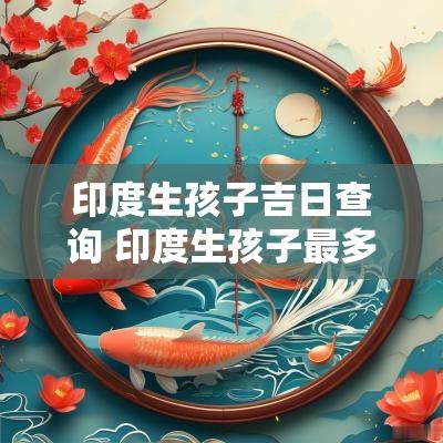 印度生孩子吉日查询 印度生孩子最多的男人