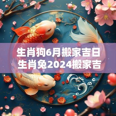 生肖狗6月搬家吉日 生肖兔2025搬家吉日