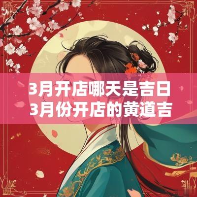 3月开店哪天是吉日 3月份开店的黄道吉日