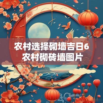 农村选择砌墙吉日6 农村砌砖墙图片