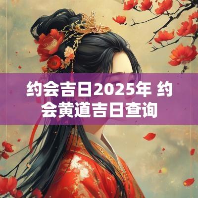 约会吉日2025年 约会黄道吉日查询