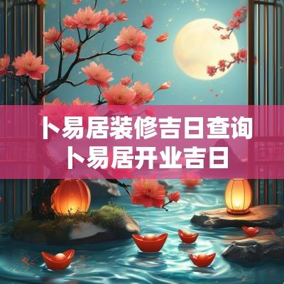 卜易居装修吉日查询 卜易居开业吉日