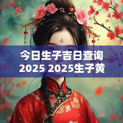 今日生子吉日查询2025 2025生子黄道吉日