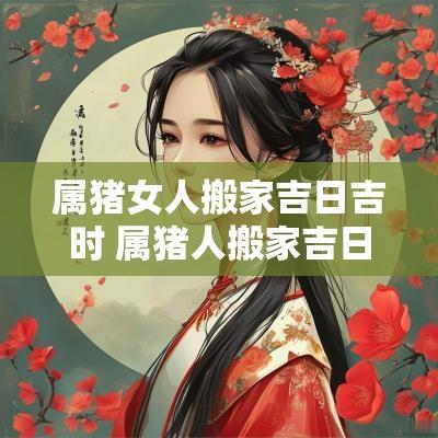 属猪女人搬家吉日吉时 属猪人搬家吉日查询