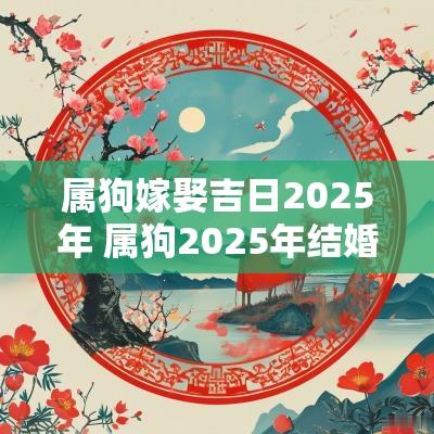 属狗嫁娶吉日2025年 属狗2025年结婚好不好