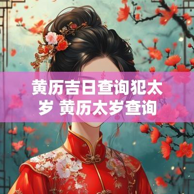 黄历吉日查询犯太岁 黄历太岁查询