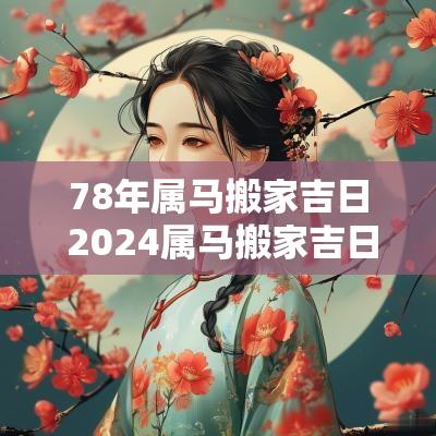78年属马搬家吉日 2025属马搬家吉日一览表