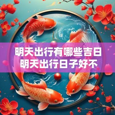 明天出行有哪些吉日 明天出行日子好不好