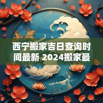 西宁搬家吉日查询时间最新 2025搬家最佳吉日查询