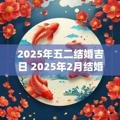 2025年五二结婚吉日 2025年2月结婚黄道吉日一览表