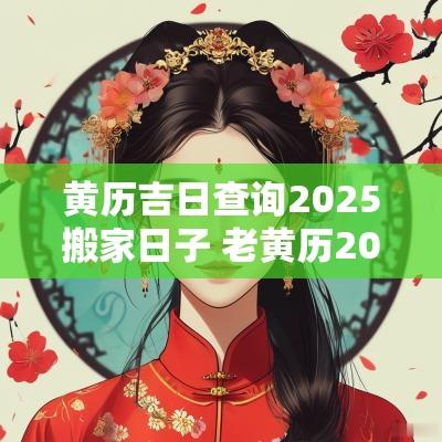 黄历吉日查询2025搬家日子 老黄历2025年黄道搬家吉日查询