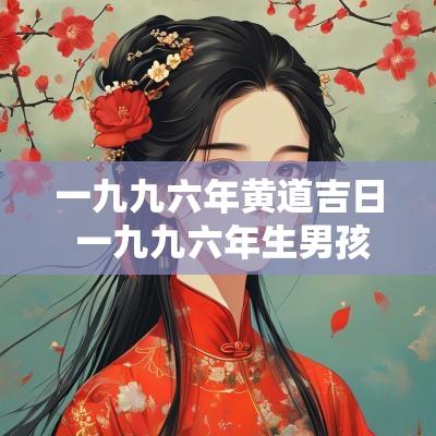 一九九六年黄道吉日 一九九六年生男孩婚姻如何