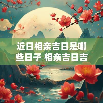 近日相亲吉日是哪些日子 相亲吉日吉时查询2025年3月份