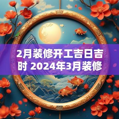 2月装修开工吉日吉时 2025年3月装修开工吉日吉时查询